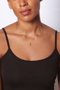 Teardrop Birthstone Necklace