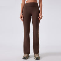 Yoga Pants Women High Waist Hip Lift No Embarrassment Line Tights Pocket Sports Fitness L Bell Bottom Pants