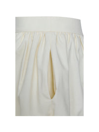 Quinzelle Off White Linen Bubble Shorts