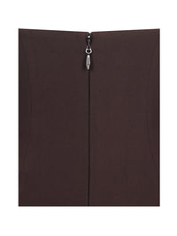 Giovana Espresso Sweetheart Draped Mesh Mermaid Maxi Dress