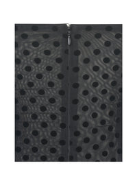 Faith Black and White Polka Dot Sweetheart Maxi Dress