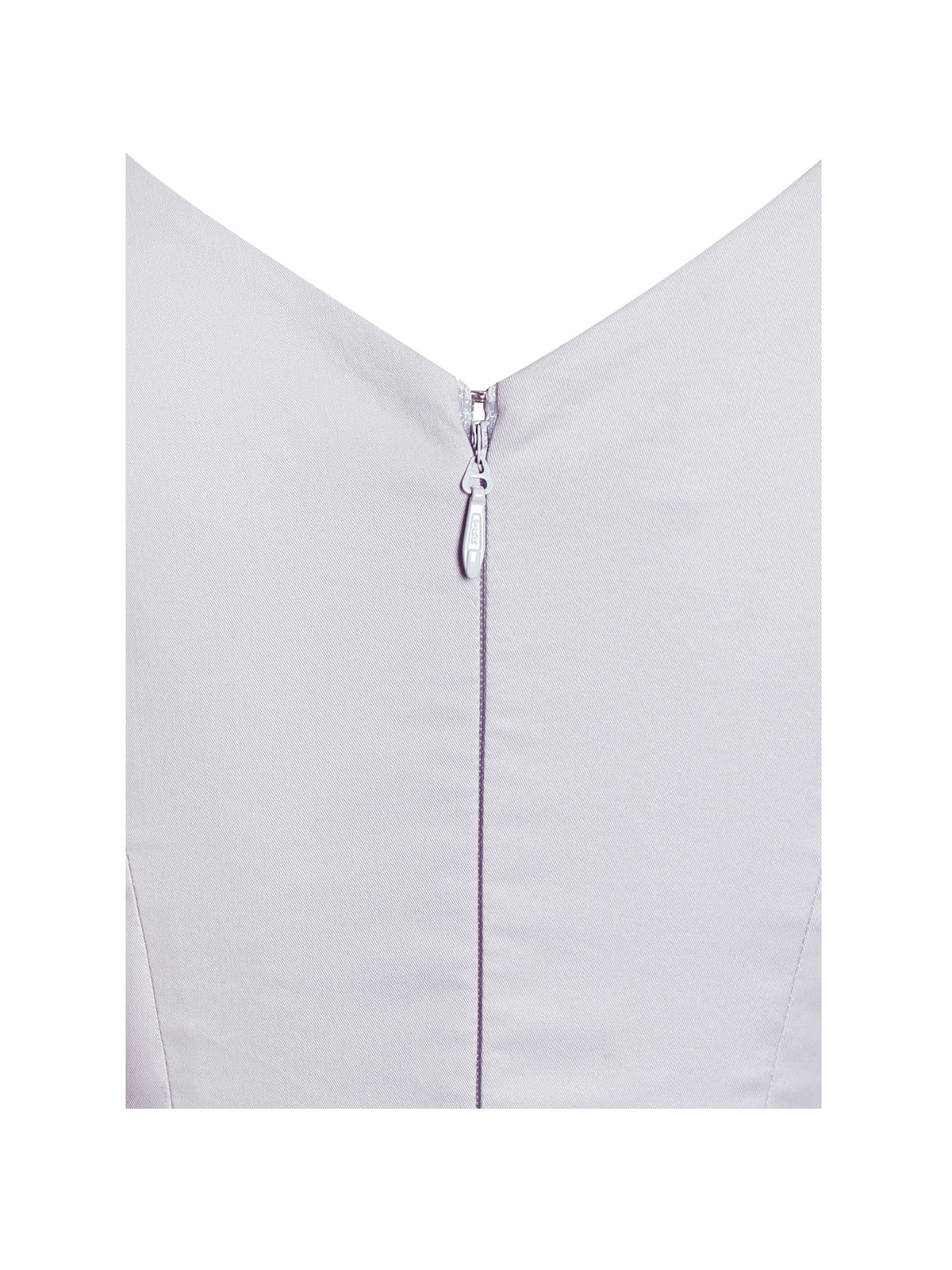 Zada Grey Pleated Breast Bubble Hem Mini Dress