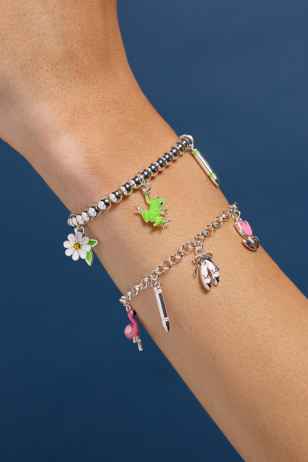 Crayola Fan Favorites Tickle Me Pink Charm Bracelet