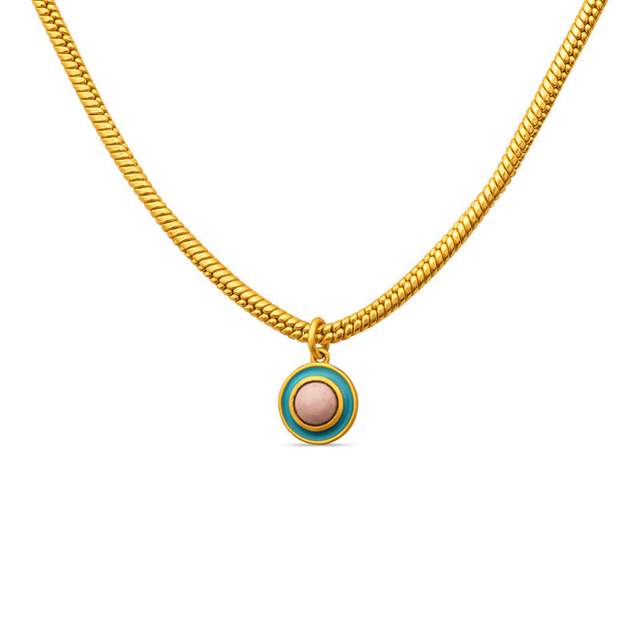 Blue Grotto Pendant Necklace