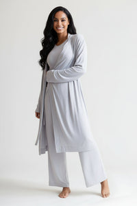 Collagen Lounge Robe - Black