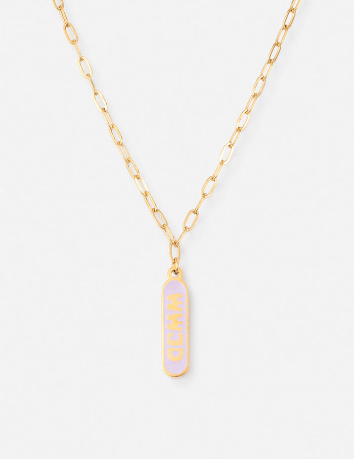 Enamel WWJD Necklace
