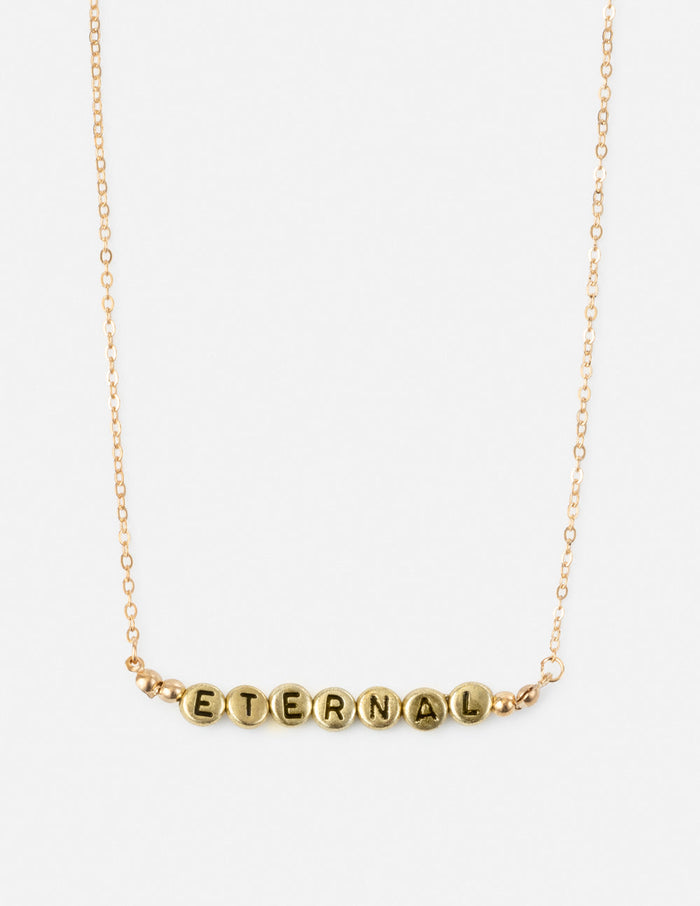 Eternal Letter Necklace