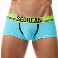 SEOBEAN Men’s Mesh Boxer Shorts – Breathable Stretch Underwear
