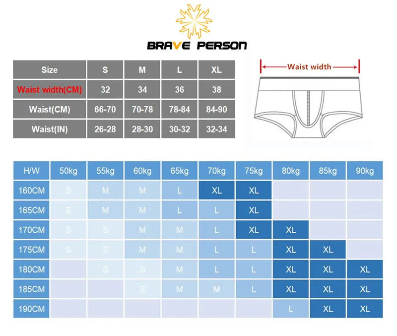 BRAVE PERSON Underwear Men Boxers Shorts