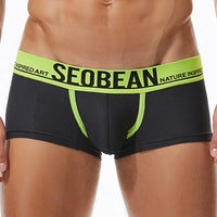 SEOBEAN Men’s Mesh Boxer Shorts – Breathable Stretch Underwear