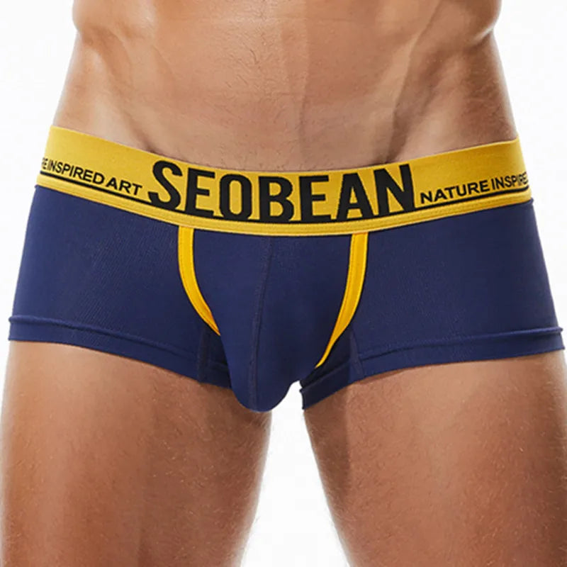SEOBEAN Men’s Mesh Boxer Shorts – Breathable Stretch Underwear