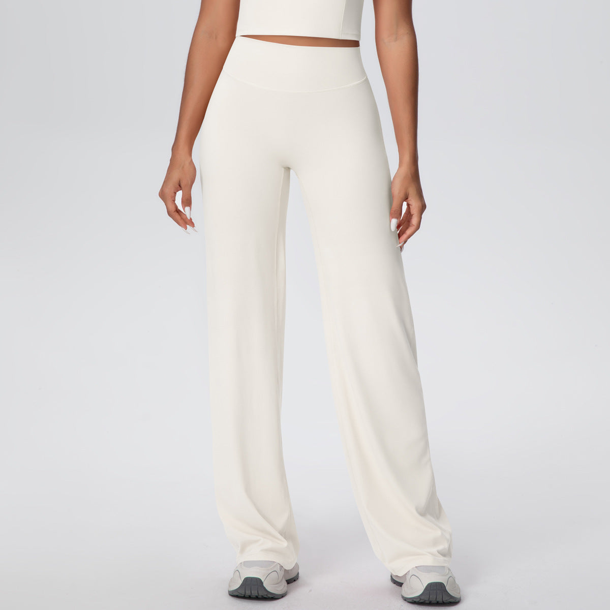 Yoga Pants Thin Skin Friendly High Waist Straight Pants Loose Thin Yoga Wear Sports Outdoor Workout Clothes