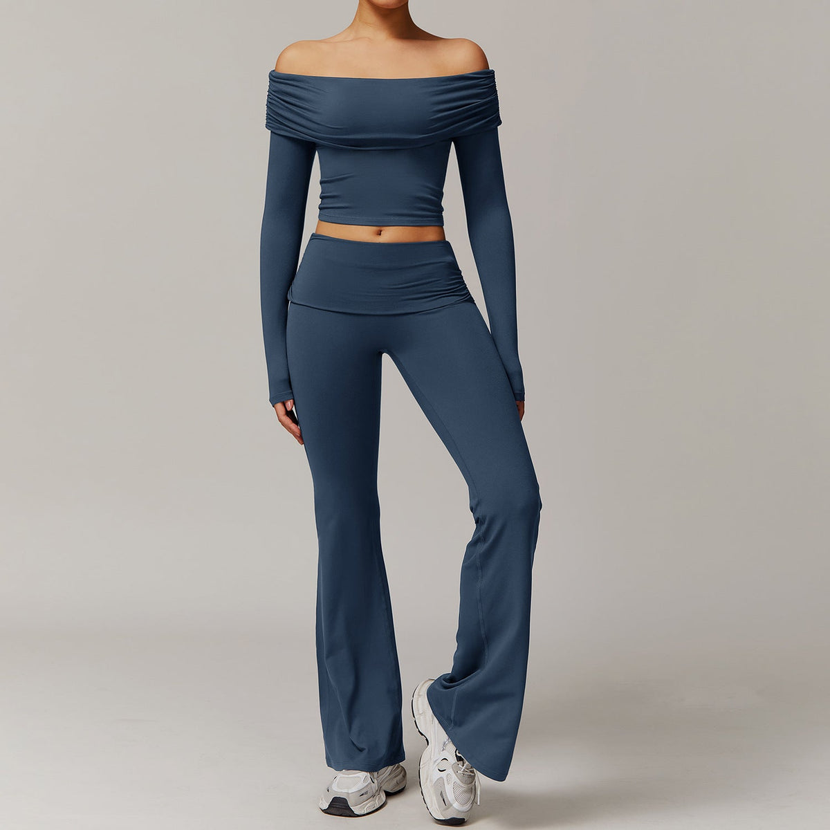 Sollinarry Brushed Yoga Women Casual Comfortable Yoga Clothes Running Exercise Workout Outfit