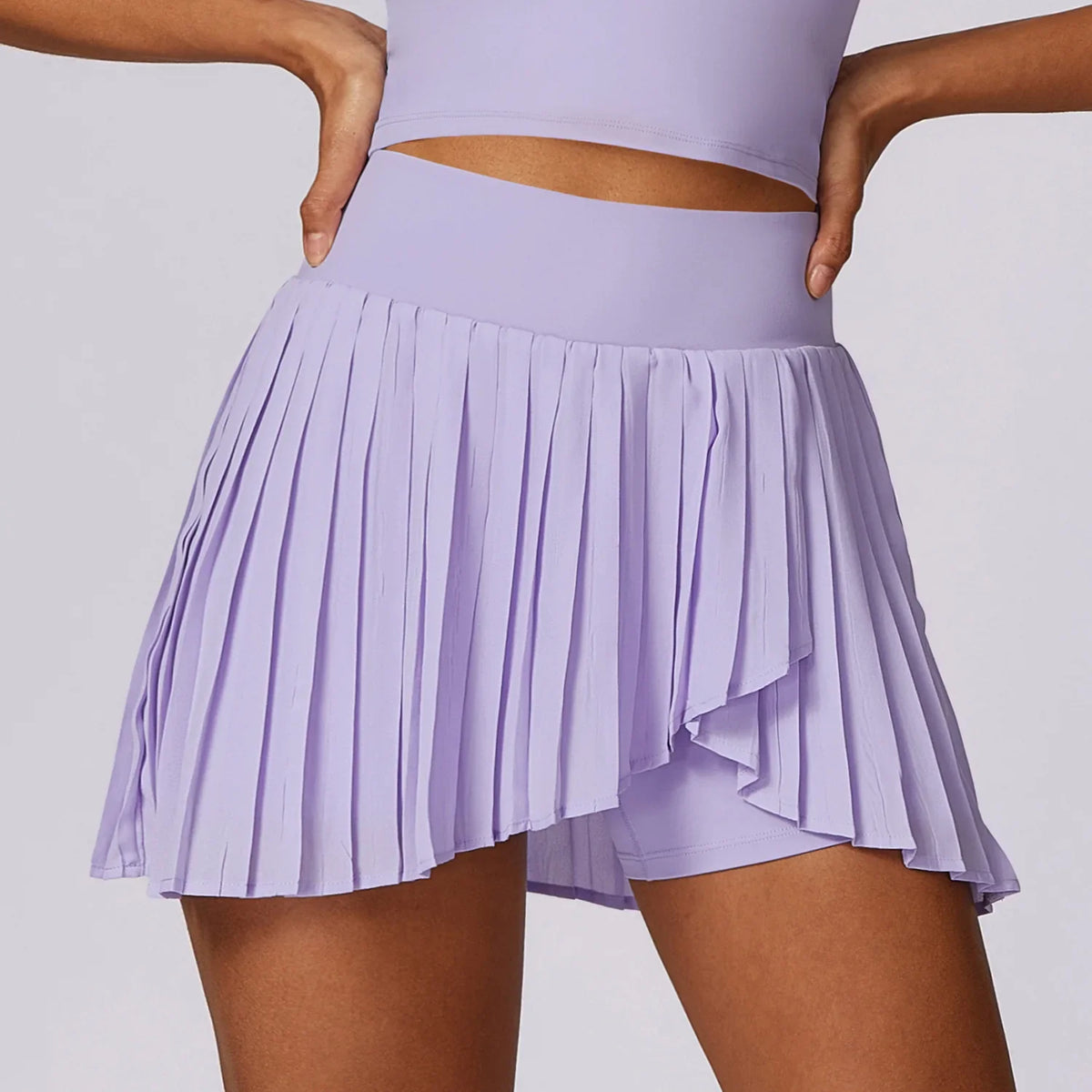 Women's Pleated Tennis Skirts with Pockets for Workout  Gym  Golf  and Running