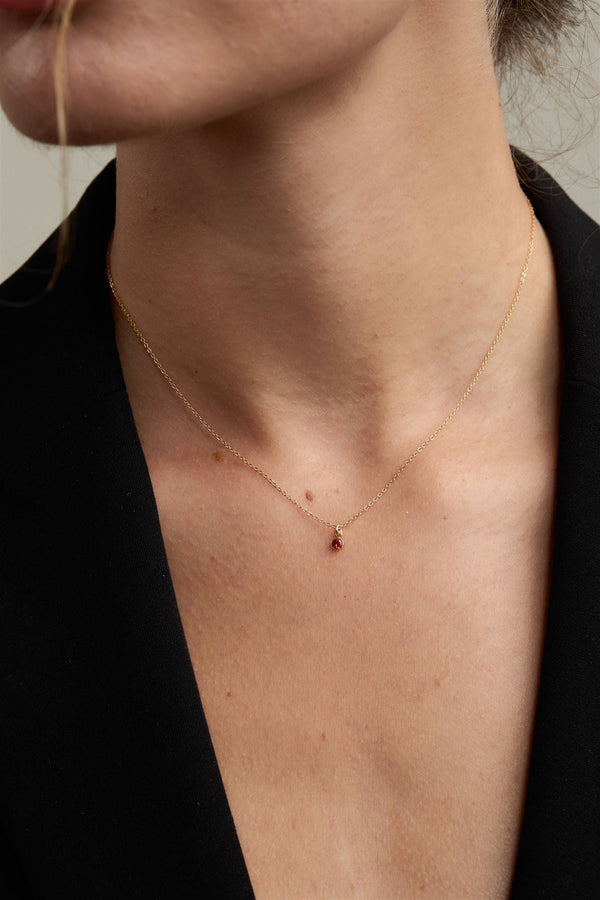 Birthstone Charm Necklace