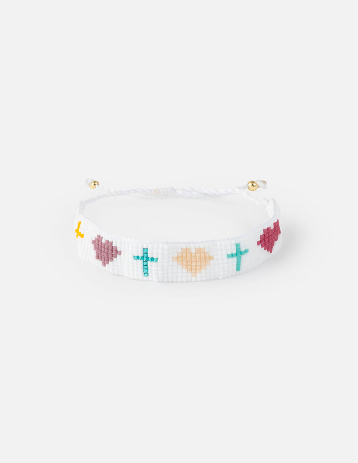 Salvation Micro Bead String Bracelet