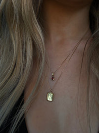 Teardrop Birthstone Necklace