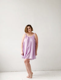 Betty Babydoll in Cotton Silk Blend - 02AMSTORY - PAJAMAS - Salua Lingerie