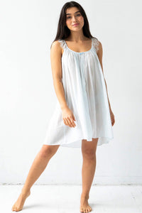 Betty Babydoll in Cotton Silk Blend - 02AMSTORY - PAJAMAS - Salua Lingerie