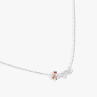 'Hope' Breast Cancer Awareness Pink Ribbon Necklace