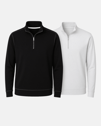 Buki Cinqo Travel Half Zip 2 - Pack - Black/White - 02AMSTORY - OUTFIT SETS - Buki