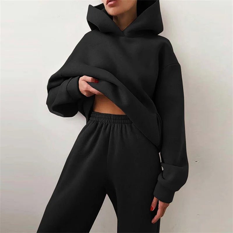 Cozy Up in Style Women's Autumn Tracksuit - 02AMSTORY - women's outfits - 24 Hour Sport