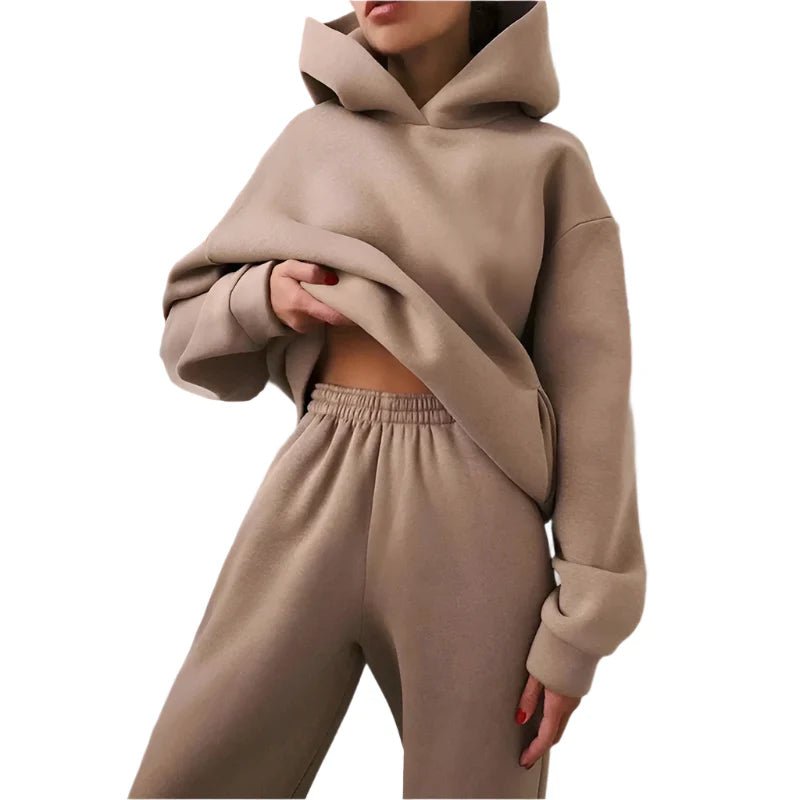 Cozy Up in Style Women's Autumn Tracksuit - 02AMSTORY - women's outfits - 24 Hour Sport