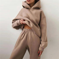 Cozy Up in Style Women's Autumn Tracksuit - 02AMSTORY - women's outfits - 24 Hour Sport