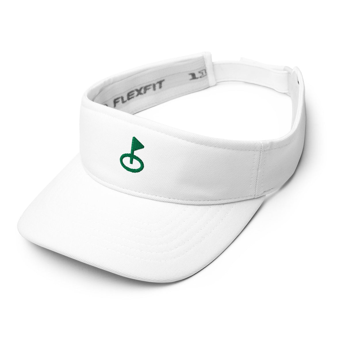 Embroidered Golf Flag Visor – Minimalist Women’s Golf Visor - 02AMSTORY - Mulligans & Mimosas