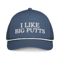 I Like Big Putts Embroidered Golf Rope Hat for Women - 02AMSTORY - Mulligans & Mimosas