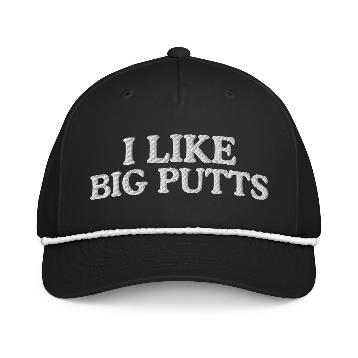 I Like Big Putts Embroidered Golf Rope Hat for Women - 02AMSTORY - Mulligans & Mimosas