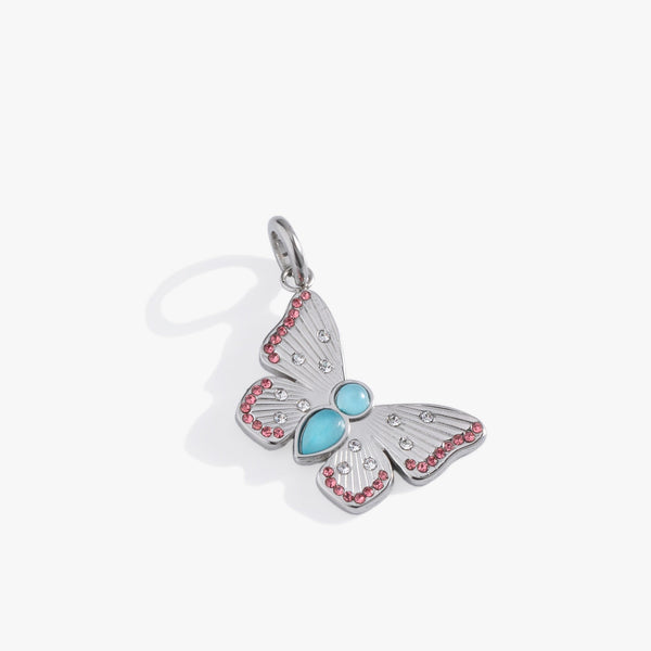Gemstone Butterfly Interchangeable Charm