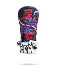 Jack of Spades - Hybrid Cover - 02AMSTORY - Headcovers - Hybrid - Pins and Aces