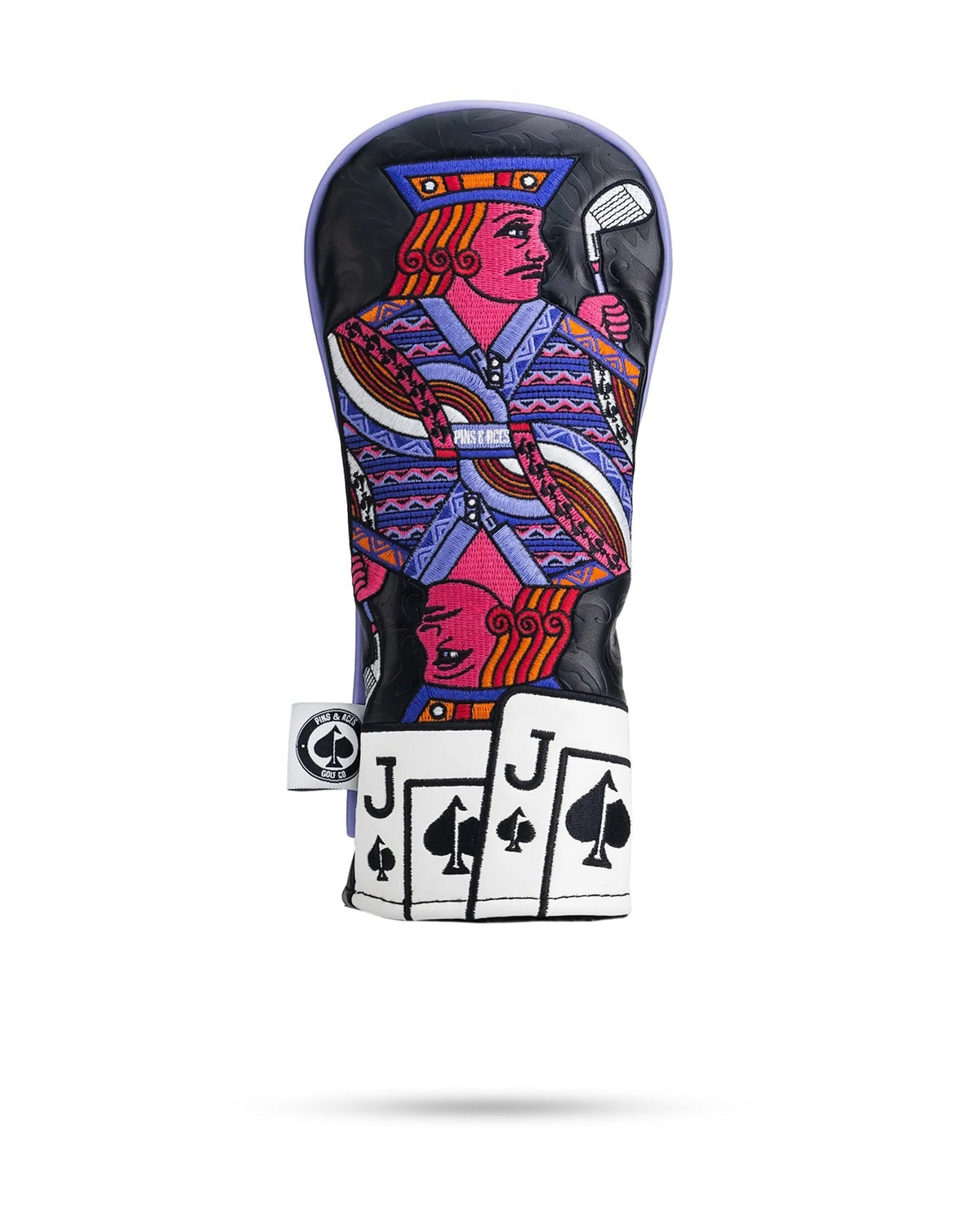 Jack of Spades - Hybrid Cover - 02AMSTORY - Headcovers - Hybrid - Pins and Aces
