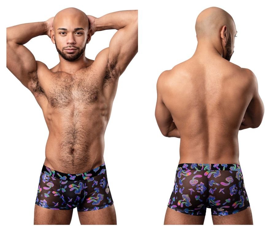 Male Power 145 - 294 Hazy Dayz Pouch Short Color Mushrooms - 02AMSTORY - Trunks - Mortal Under Gear
