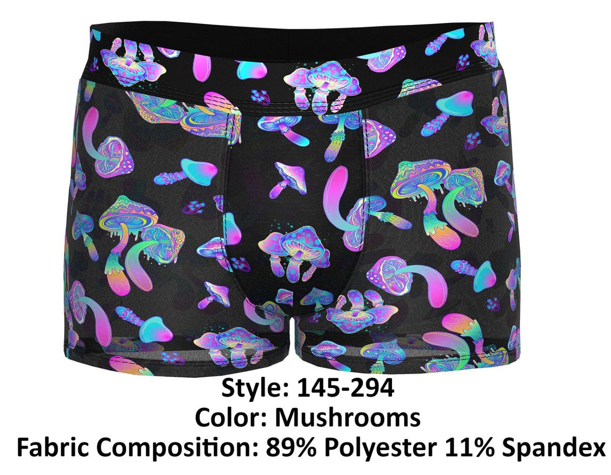 Male Power 145 - 294 Hazy Dayz Pouch Short Color Mushrooms - 02AMSTORY - Trunks - Mortal Under Gear