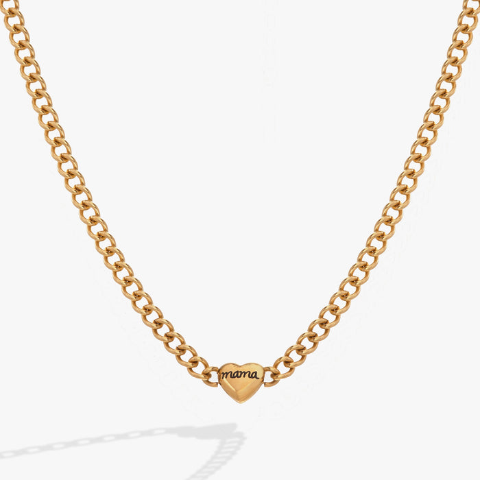 Mama Curb Chain Necklace