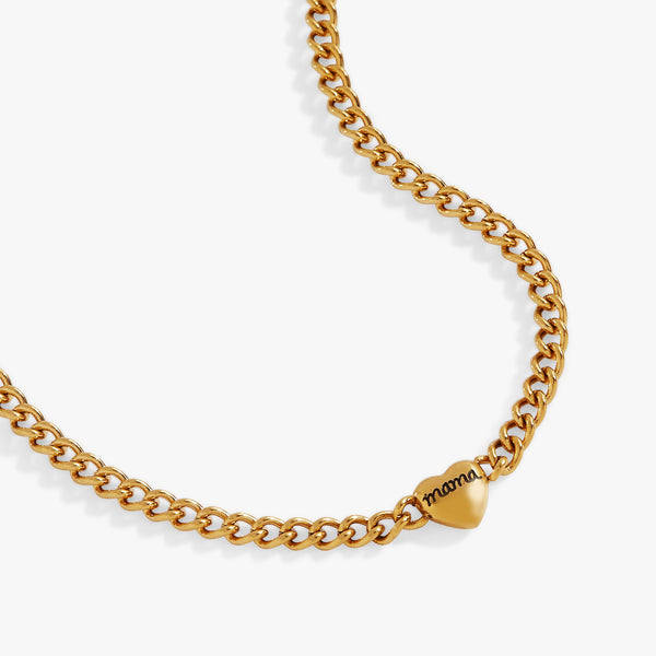 Mama Curb Chain Necklace