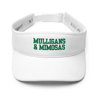 Mulligans & Mimosas Embroidered Golf Visor for Women - 02AMSTORY - Mulligans & Mimosas