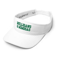 Mulligans & Mimosas Embroidered Golf Visor for Women - 02AMSTORY - Mulligans & Mimosas