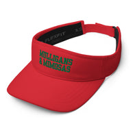 Mulligans & Mimosas Embroidered Golf Visor for Women - 02AMSTORY - Mulligans & Mimosas