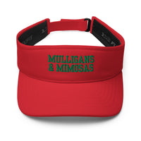 Mulligans & Mimosas Embroidered Golf Visor for Women - 02AMSTORY - Mulligans & Mimosas