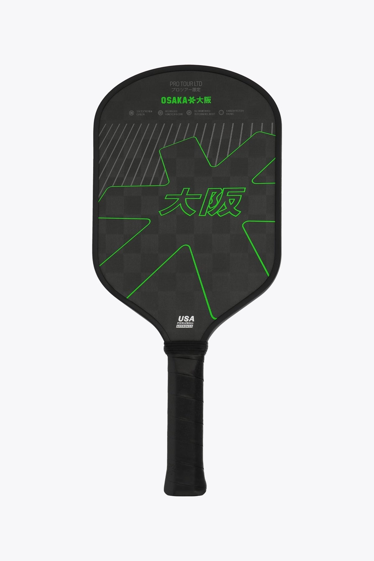 Osaka Pickleball Paddle Pro Tour LTD | Iconic Black - 02AMSTORY - Pickleball - USA B2C OSAKA WORLD