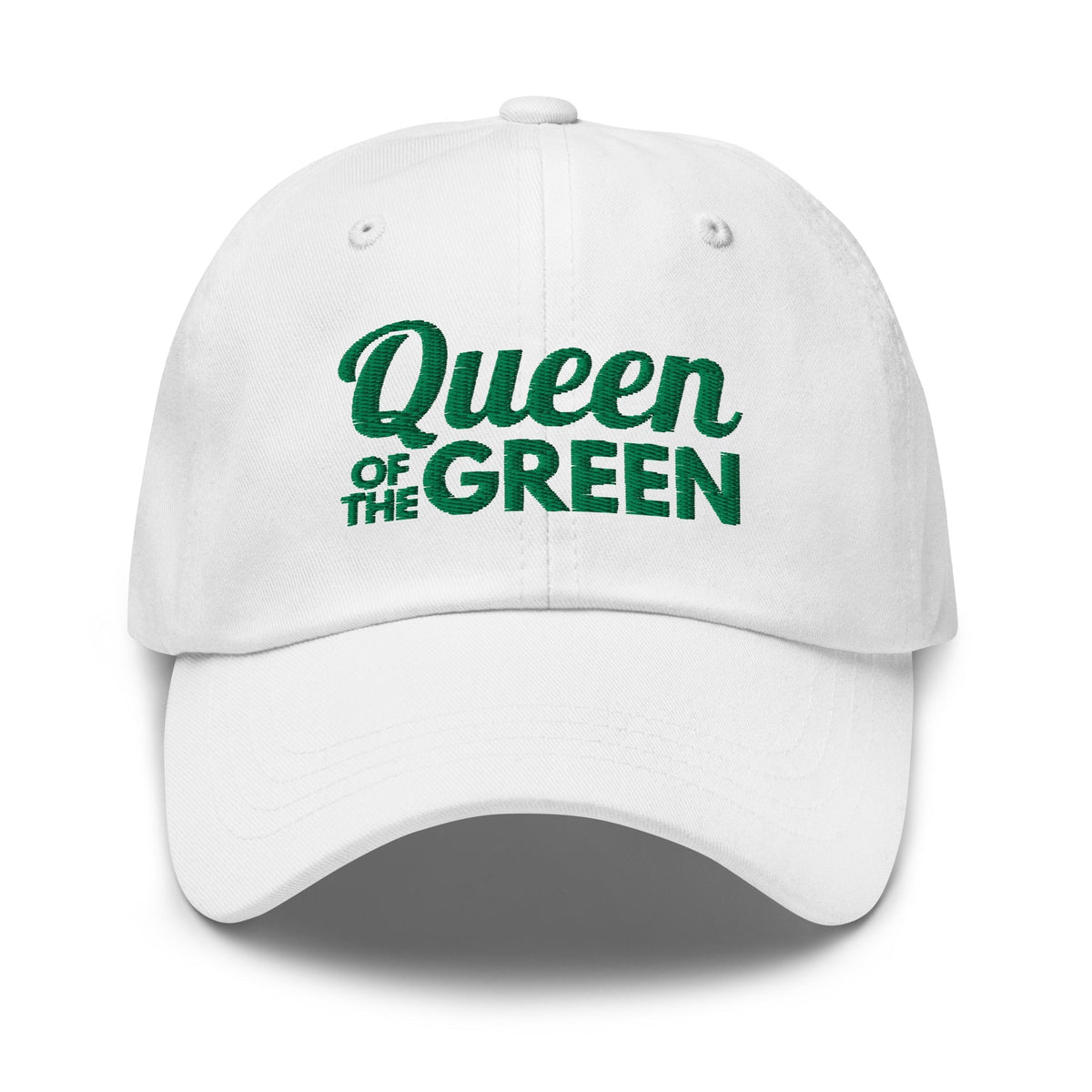 Queen of the Green Embroidered Golf Hat - 02AMSTORY - Mulligans & Mimosas