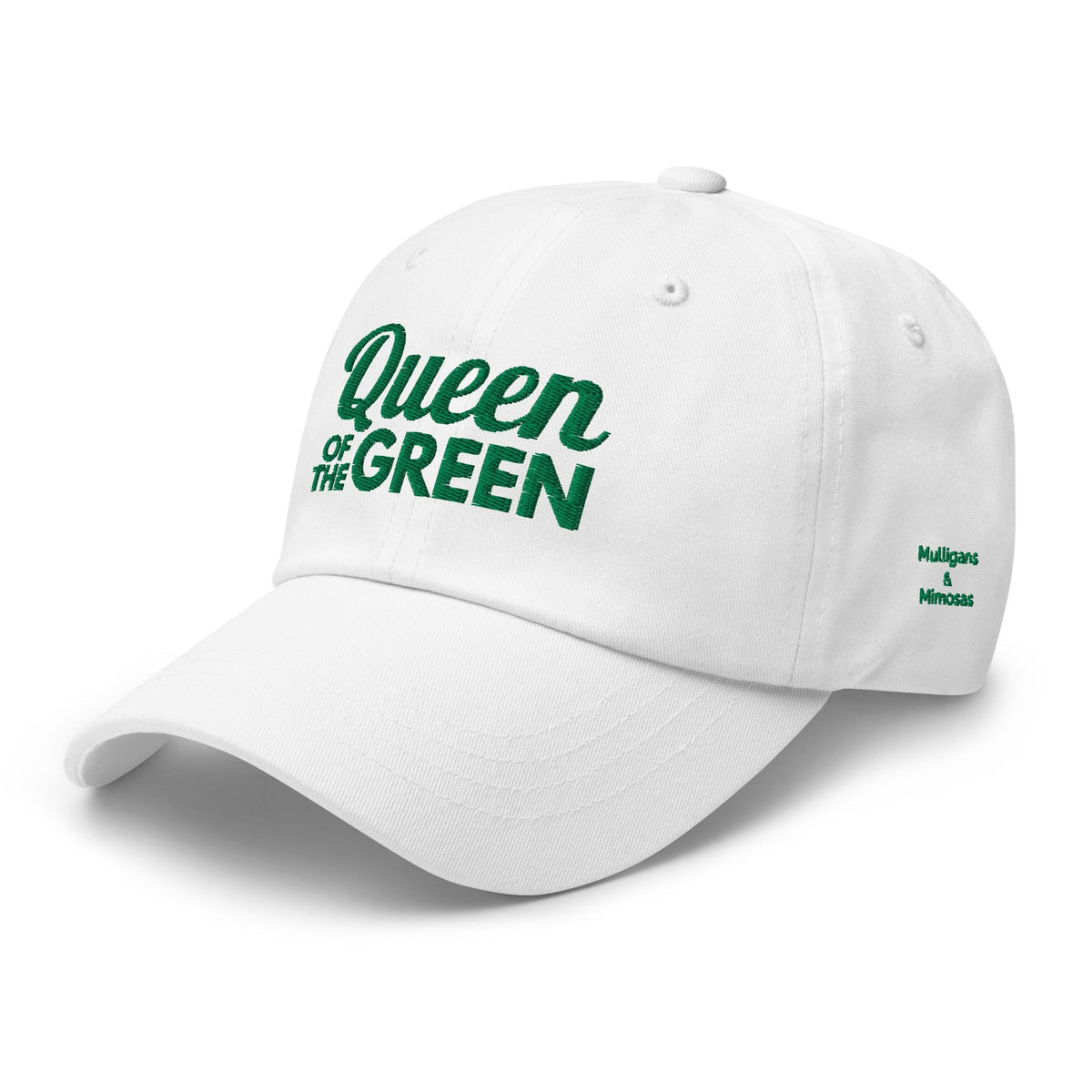 Queen of the Green Embroidered Golf Hat - 02AMSTORY - Mulligans & Mimosas