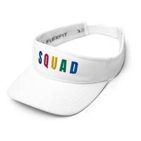 SQUAD Embroidered Women’s Golf Visor - Birdie Pop Collection - 02AMSTORY - Mulligans & Mimosas