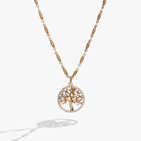 Faith and Family Tree of Life Pendant Necklace