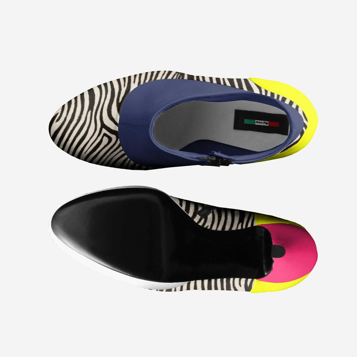 Vegan Platform Ankle Boots BYMANYC ® New York Bold Black - 02AMSTORY - Women's vegan shoes - BYMANYC ® New York