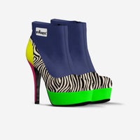 Vegan Platform Ankle Boots BYMANYC ® New York Bold Black - 02AMSTORY - Women's vegan shoes - BYMANYC ® New York