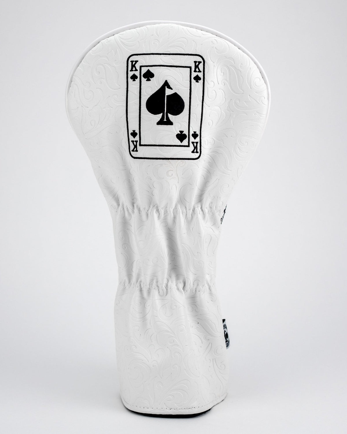 White Out King of Spades - Driver Cover - 02AMSTORY - Headcovers - Driver - Pins and Aces